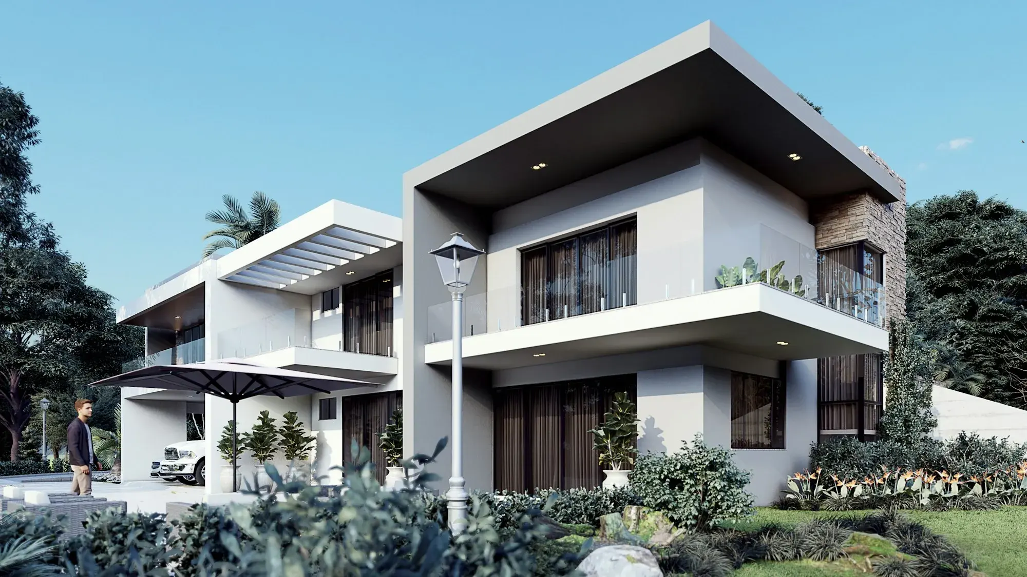 Facades, Landscaping & Hardscape